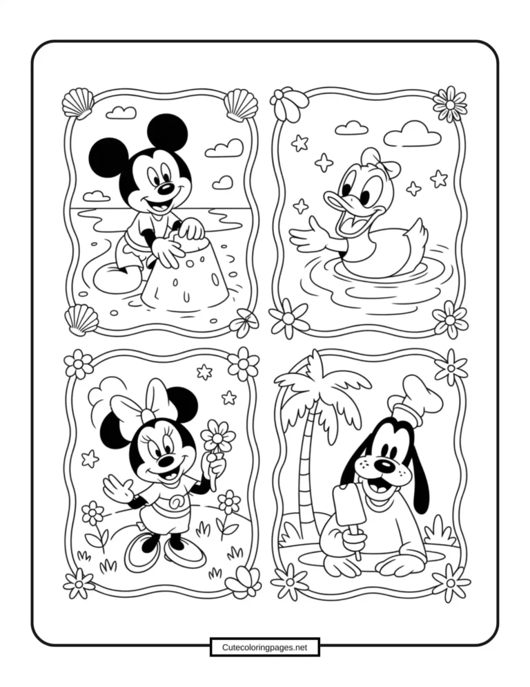 Disney-OG-in-Summer-Coloring-Pag